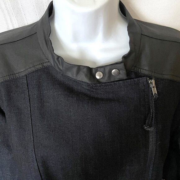 NWOT New York & Company Women's XL Blue Denim Jacket - Picture 4 of 9